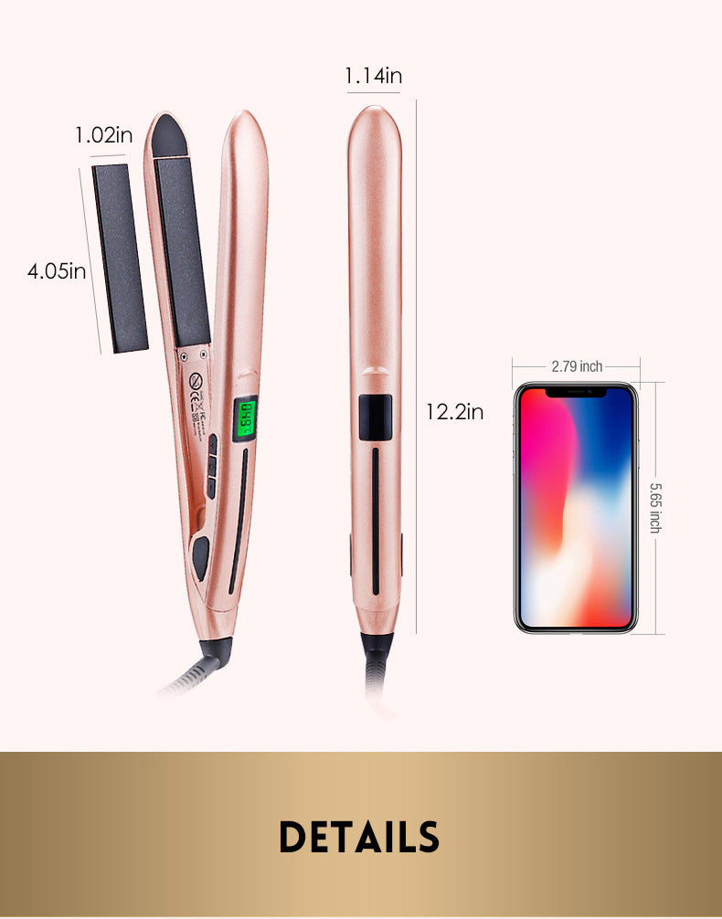 Mini hair straightener