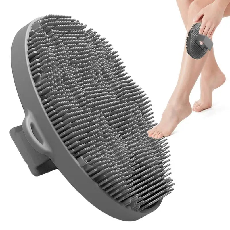 Silicone Body Scrubber | Shower Scrub Brush | Soft Silicone Body Brush Wash Bath Shower Brush