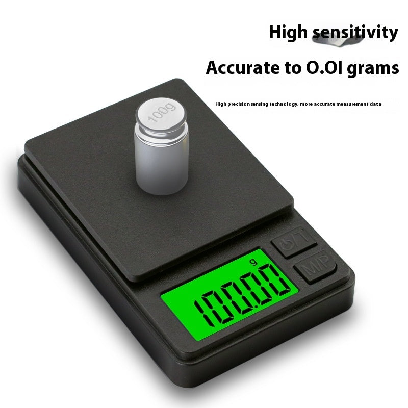 Electronic Scale Baking Mini Jewelry Scale 001 Gram Measuring Scale Portable Pocket