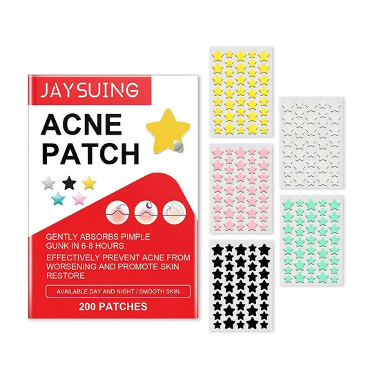 200pcs Star PE Pimple Patch Acne Invisible Acne Removal Stickers Originality Concealer Face Spot Beauty Skin Care Makeup Tools