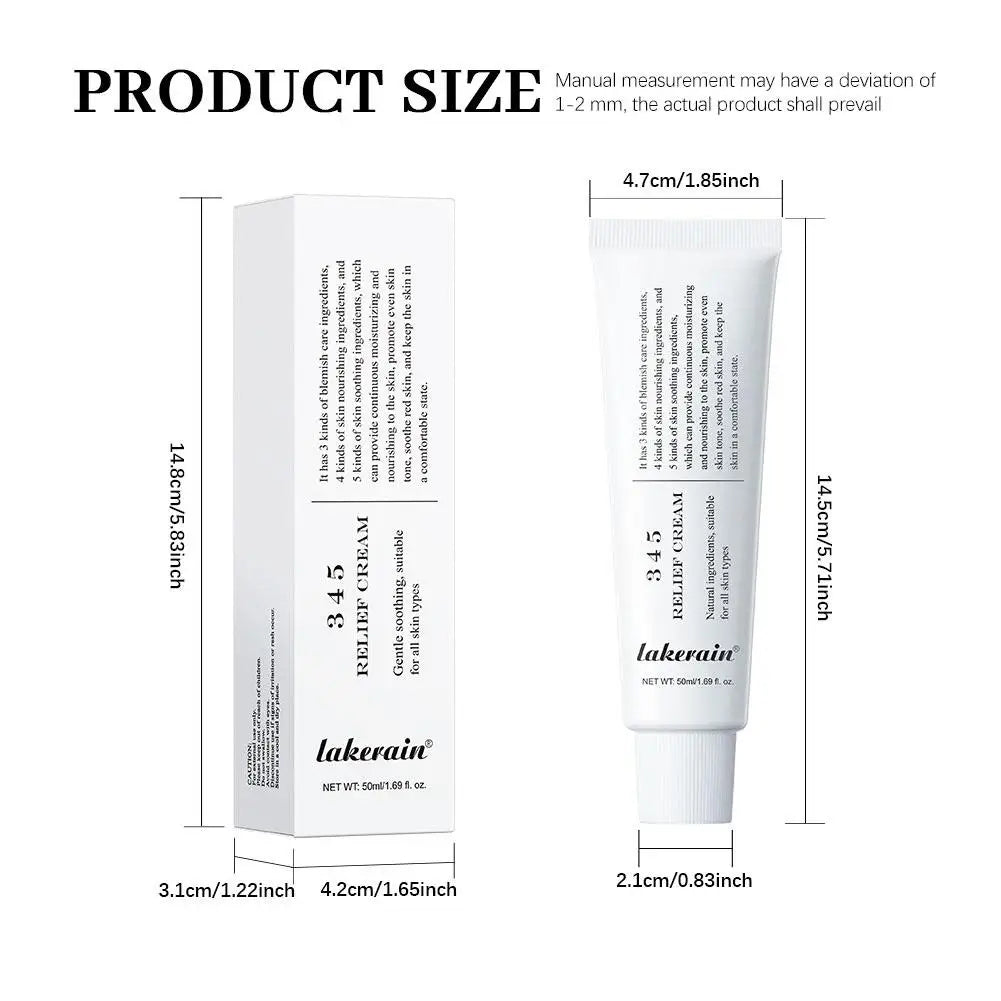 For 345 Relief Cream Address Blemishes Nourish The Skin And Provide Soothing Care Resulting In A Well-Rounded Skincare Solution