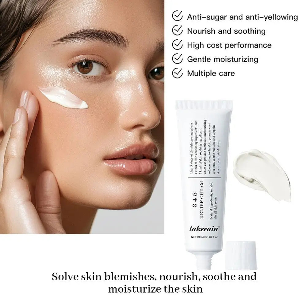 For 345 Relief Cream Address Blemishes Nourish The Skin And Provide Soothing Care Resulting In A Well-Rounded Skincare Solution
