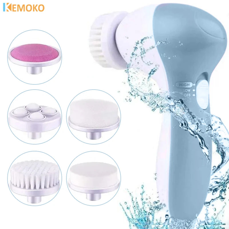 Facial Cleanser Pore Cleanser Face Massager Deep Electric Cleansing Brush Pore Cleaner Blackhead Remover Skin Beauty Care